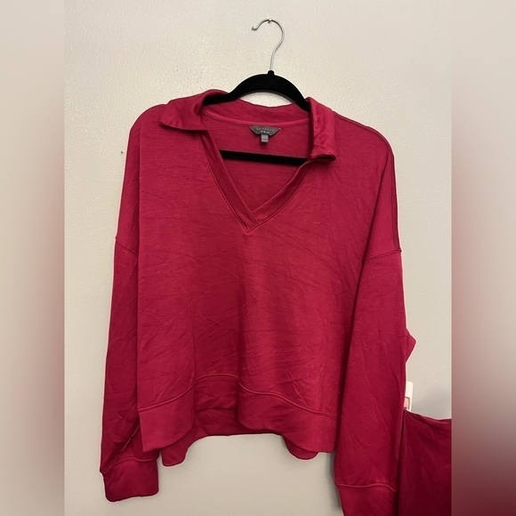 NWT Danskin 2 Piece Loungewear Set with Collared Top and Shorts - Size XL - Picture 2 of 7